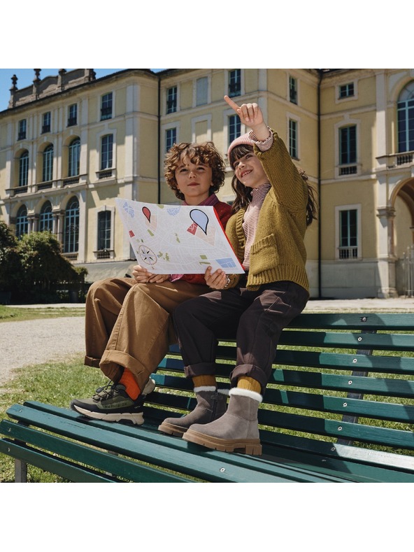 Geox Khaki chlapecká obuv pro první kroky Geox Flexyper Plus