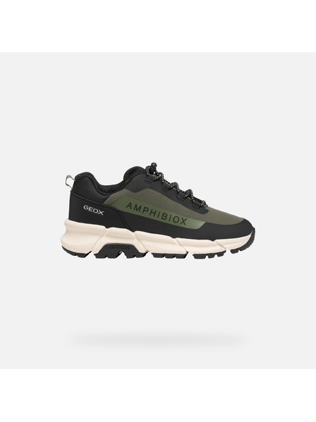 Geox Khaki chlapecká obuv pro první kroky Geox Flexyper Plus