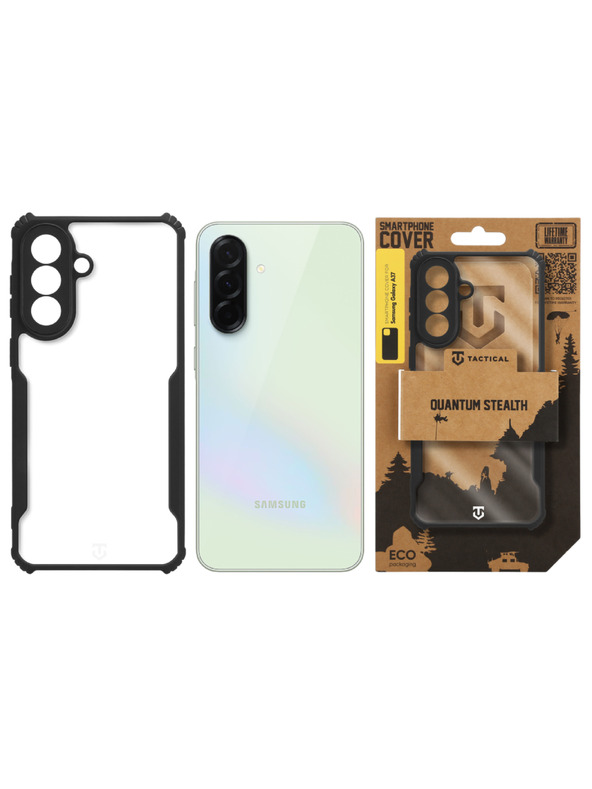 Tactical Tactical Quantum Stealth Kryt pro Samsung Galaxy A37 Clear/Black