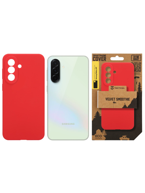 Tactical Tactical Velvet Smoothie Kryt pro Samsung Galaxy A37 Chilli