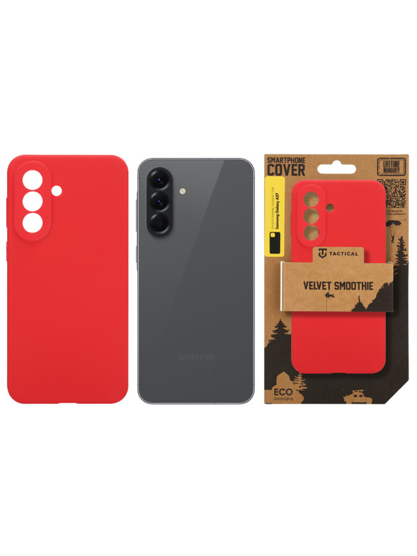 Tactical Tactical Velvet Smoothie Kryt pro Samsung Galaxy A57 Chilli
