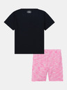 Under Armour Dívčí set Under Armour UA TWIST BIKE SHORT SET-BLK