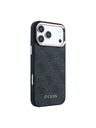Guess Guess PU Leather 4G Gold Frame MagSafe Zadní Kryt pro iPhone 18 Pro Black