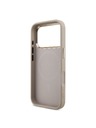 Guess Guess PU Leather 4G Strass Triangle Logo Gold Frame MagSafe Zadní Kryt pro iPhone 18 Pro Pink