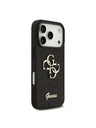 Guess Guess PU Fixed Glitter 4G Metal Logo Zadní Kryt pro iPhone 18 Pro Black