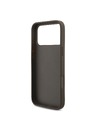 Guess Guess PU 4G Metal Logo Zadní Kryt pro iPhone 18 Pro Brown