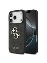 Guess Guess PU 4G Metal Logo Zadní Kryt pro iPhone 18 Pro Grey