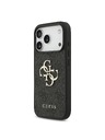 Guess Guess PU 4G Metal Logo Zadní Kryt pro iPhone 18 Pro Grey