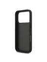 Guess Guess PU 4G Metal Logo Zadní Kryt pro iPhone 18 Pro Grey