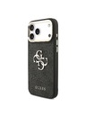 Guess Guess PU Leather 4G Metal Logo Gold Frame Zadní Kryt pro iPhone 18 Pro Max Black