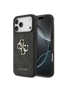 Guess Guess PU 4G Metal Logo Zadní Kryt pro iPhone 18 Pro Max Grey