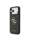 Guess Guess PU 4G Metal Logo Zadní Kryt pro iPhone 18 Pro Max Grey