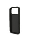 Guess Guess PU Fixed Glitter 4G Metal Logo Zadní Kryt pro iPhone 18 Pro Max Black