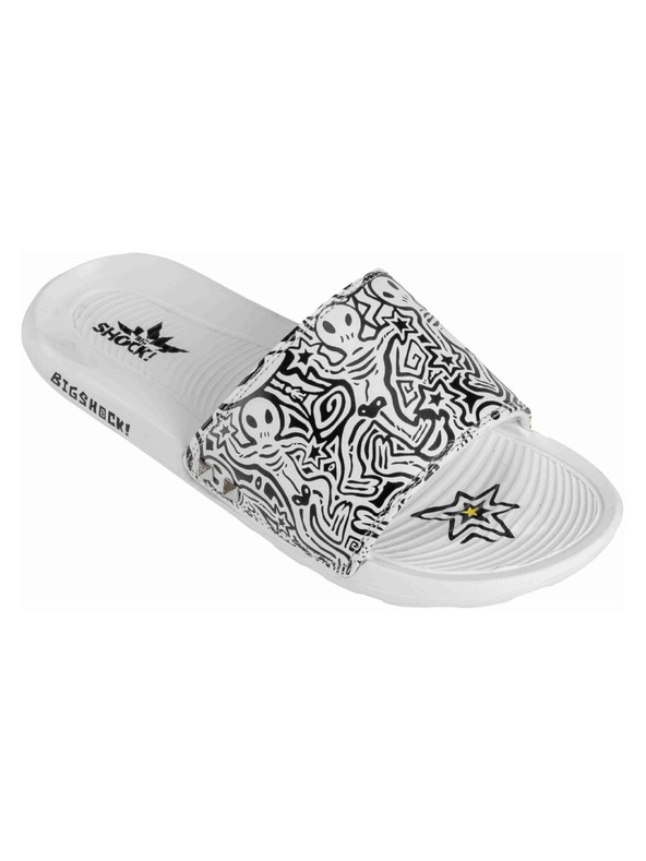 Meatfly Meatfly pantofle Tonny Big Shock White / Black