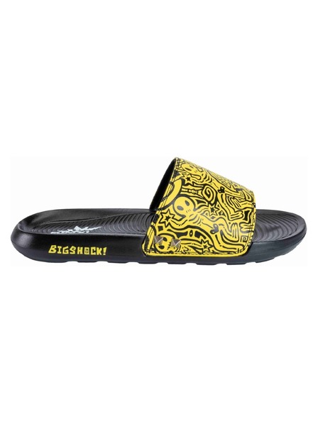 Meatfly Meatfly pantofle Tonny Big Shock Black / Yellow