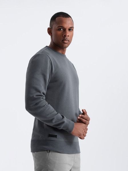 Ombre Clothing Pánská bavlněná mikina BASIC  Ombre Clothing
