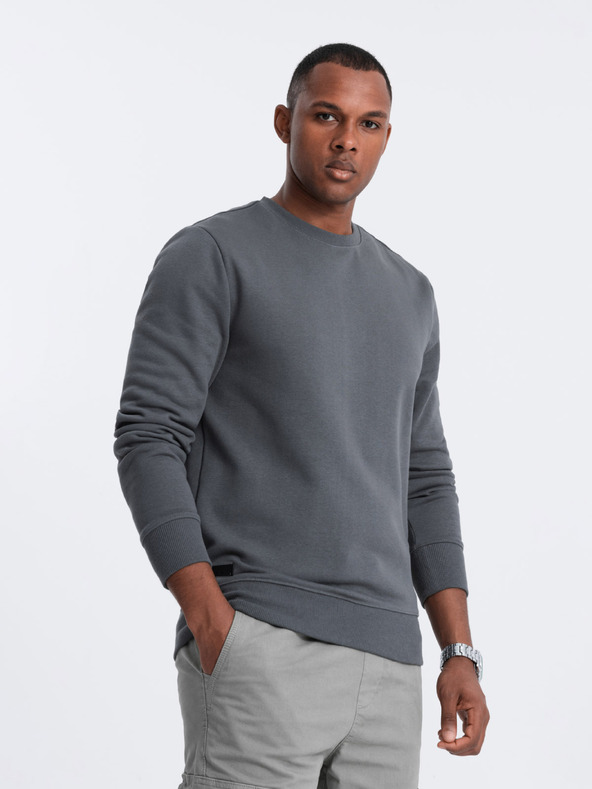 Ombre Clothing Pánská bavlněná mikina BASIC  Ombre Clothing