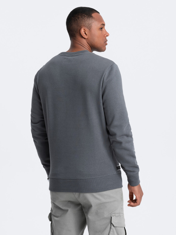 Ombre Clothing Pánská bavlněná mikina BASIC  Ombre Clothing