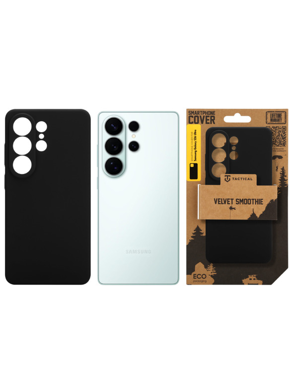 Tactical Tactical Velvet Smoothie Kryt pro Samsung Galaxy S26 Ultra Asphalt