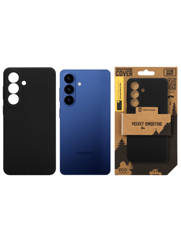 Tactical Tactical Velvet Smoothie Kryt pro Samsung Galaxy S26+ Asphalt