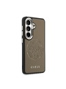 Guess Guess PU Perforated 4G Logo Magnetic Zadní Kryt pro Samsung Galaxy S26 Brown