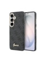Guess Guess PU 4G Script Metal Logo Magnetic Zadní Kryt pro Samsung Galaxy S26 Black