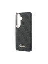 Guess Guess PU 4G Script Metal Logo Magnetic Zadní Kryt pro Samsung Galaxy S26 Black