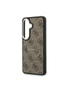 Guess Guess PU Leather 4G Gold Frame Magnetic Zadní Kryt pro Samsung Galaxy S26 Brown