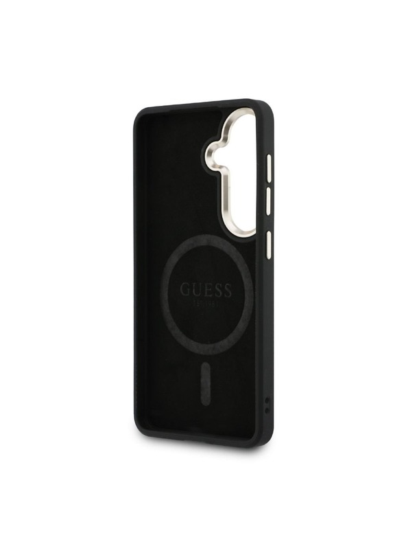 Guess Guess PU Leather 4G Gold Frame Magnetic Zadní Kryt pro Samsung Galaxy S26 Brown