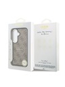 Guess Guess PU Leather 4G Gold Frame Magnetic Zadní Kryt pro Samsung Galaxy S26 Brown