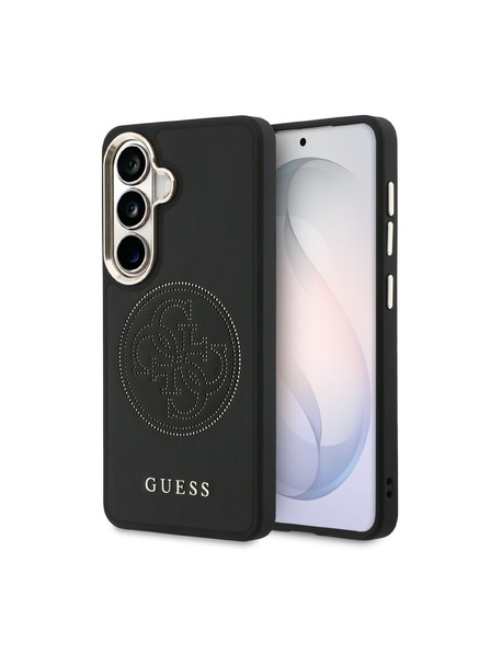 Guess Guess PU Perforated 4G Logo Magnetic Zadní Kryt pro Samsung Galaxy S26 Black