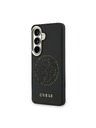 Guess Guess PU Perforated 4G Logo Magnetic Zadní Kryt pro Samsung Galaxy S26 Black