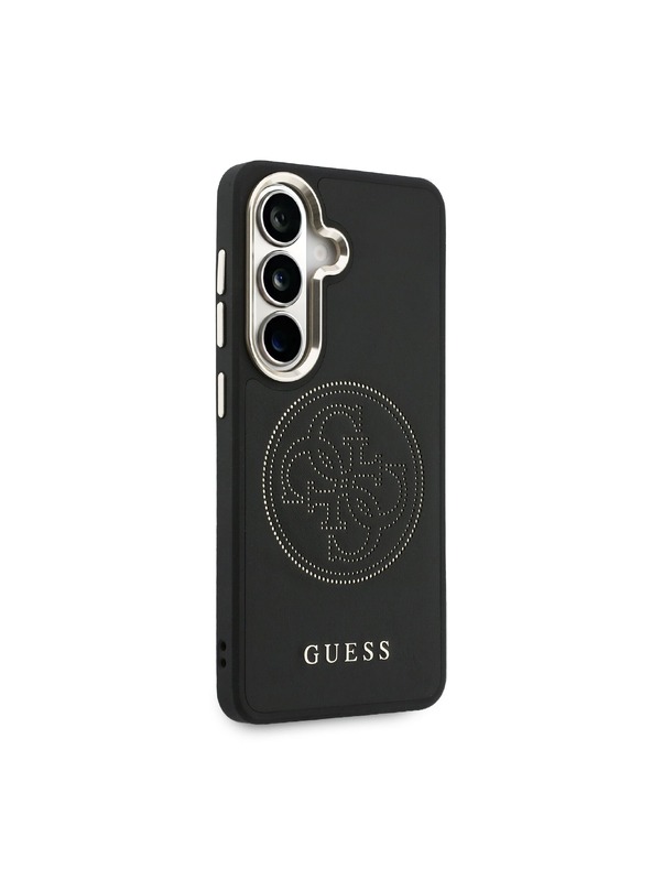 Guess Guess PU Perforated 4G Logo Magnetic Zadní Kryt pro Samsung Galaxy S26 Black