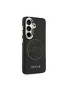 Guess Guess PU Perforated 4G Logo Magnetic Zadní Kryt pro Samsung Galaxy S26 Black