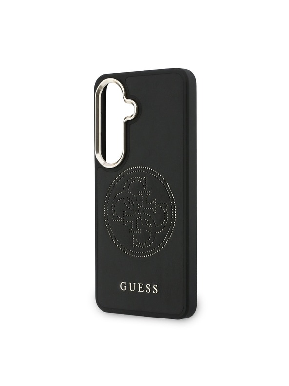 Guess Guess PU Perforated 4G Logo Magnetic Zadní Kryt pro Samsung Galaxy S26 Black