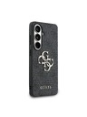 Guess Guess PU 4G Metal Logo Zadní Kryt pro Samsung Galaxy S26 Grey