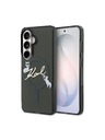 Karl Lagerfeld Karl Lagerfeld IML Choupette Karl Script Logo Magnetic Zadní Kryt pro Samsung Galaxy S26 Black