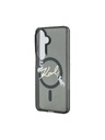 Karl Lagerfeld Karl Lagerfeld IML Choupette Karl Script Logo Magnetic Zadní Kryt pro Samsung Galaxy S26 Black