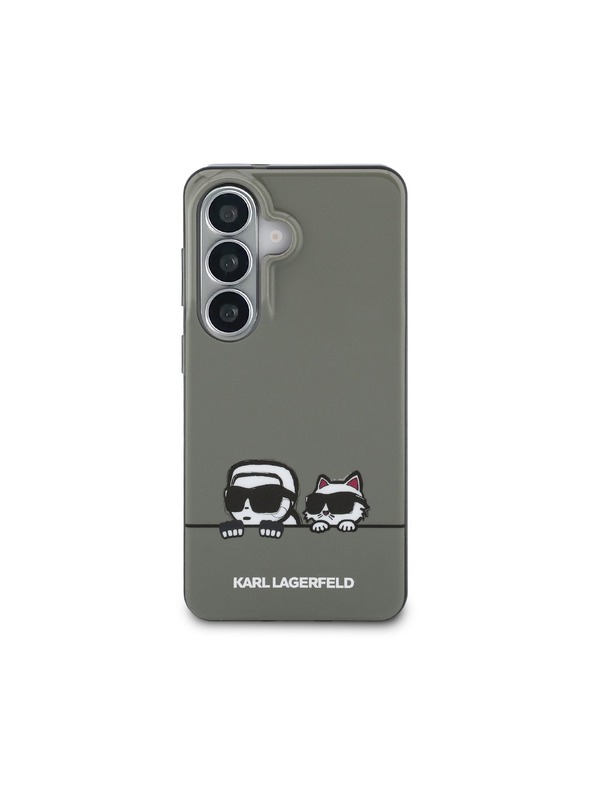 Karl Lagerfeld Karl Lagerfeld IML K&CH Peekaboo Logo Magnetic Zadní Kryt pro Samsung Galaxy S26 Black