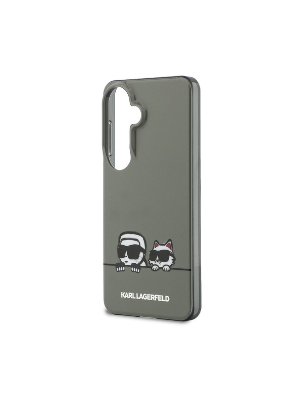 Karl Lagerfeld Karl Lagerfeld IML K&CH Peekaboo Logo Magnetic Zadní Kryt pro Samsung Galaxy S26 Black