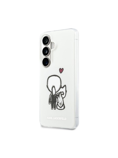 Karl Lagerfeld Karl Lagerfeld IML K&CH Back Logo Magnetic Zadní Kryt pro Samsung Galaxy S26 Transparent