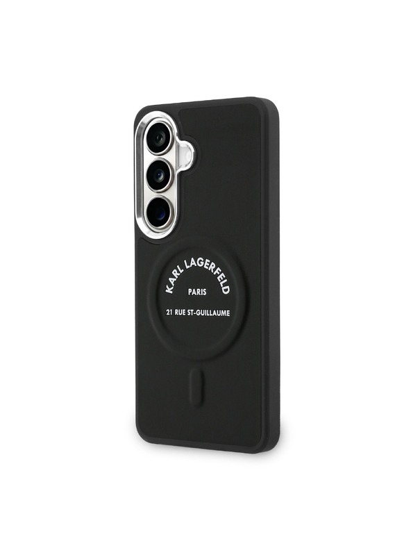 Karl Lagerfeld Karl Lagerfeld PU RSG Logo Magnetic Zadní Kryt pro Samsung Galaxy S26 Black
