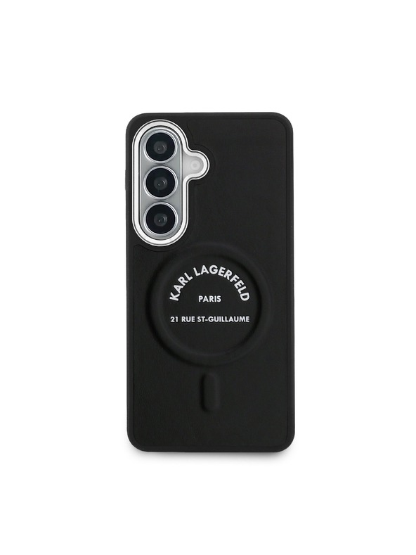 Karl Lagerfeld Karl Lagerfeld PU RSG Logo Magnetic Zadní Kryt pro Samsung Galaxy S26 Black
