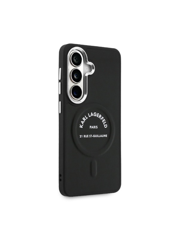 Karl Lagerfeld Karl Lagerfeld PU RSG Logo Magnetic Zadní Kryt pro Samsung Galaxy S26 Black