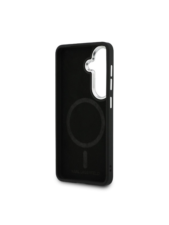 Karl Lagerfeld Karl Lagerfeld PU RSG Logo Magnetic Zadní Kryt pro Samsung Galaxy S26 Black