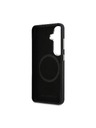 Karl Lagerfeld Karl Lagerfeld Grained PU Leather K&CH Heads Magnetic Zadní Kryt pro Samsung Galaxy S26 Black