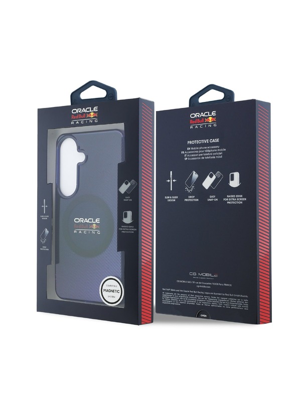 Red Bull Red Bull PC Double Layer Blended Lines Magnetic Zadní Kryt pro Samsung Galaxy S26 Navy