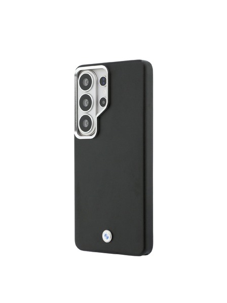 BMW BMW Signature PU Leather Metal Logo Magnetic Zadní kryt pro Samsung Galaxy S26 Ultra Black