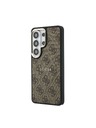 Guess Guess PU Leather 4G Gold Frame Magnetic Zadní Kryt pro Samsung Galaxy S26 Ultra Brown