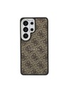 Guess Guess PU Leather 4G Gold Frame Magnetic Zadní Kryt pro Samsung Galaxy S26 Ultra Brown
